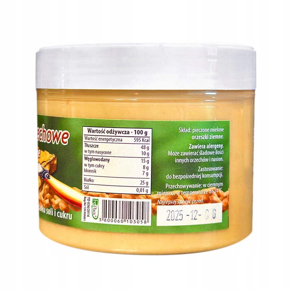 MASŁO Z ORZESZKÓW ZIEMNYCH BALCHO 350g - 100% NATURALNA PASTA bez dodatków - obrazek 2
